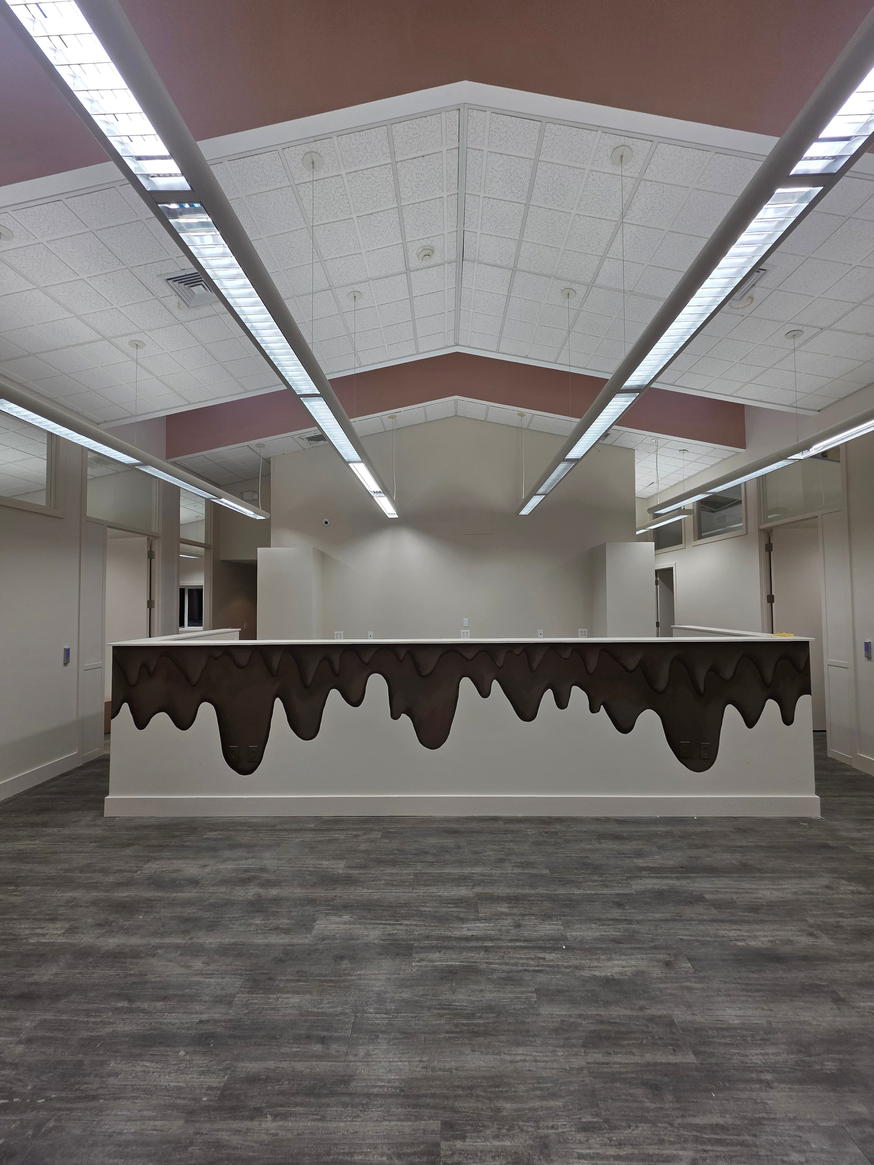Painting for Creamy Confections ice cream factory