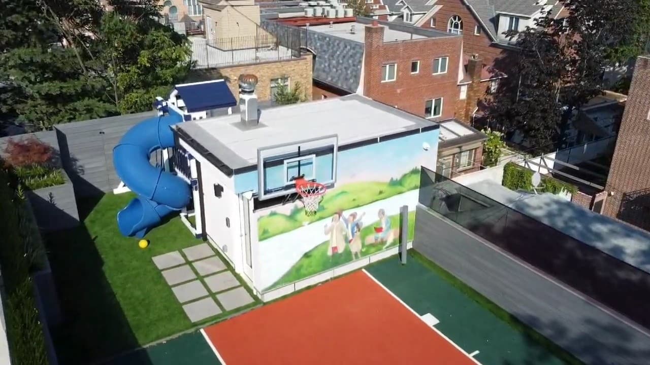 Painting for a rooftop